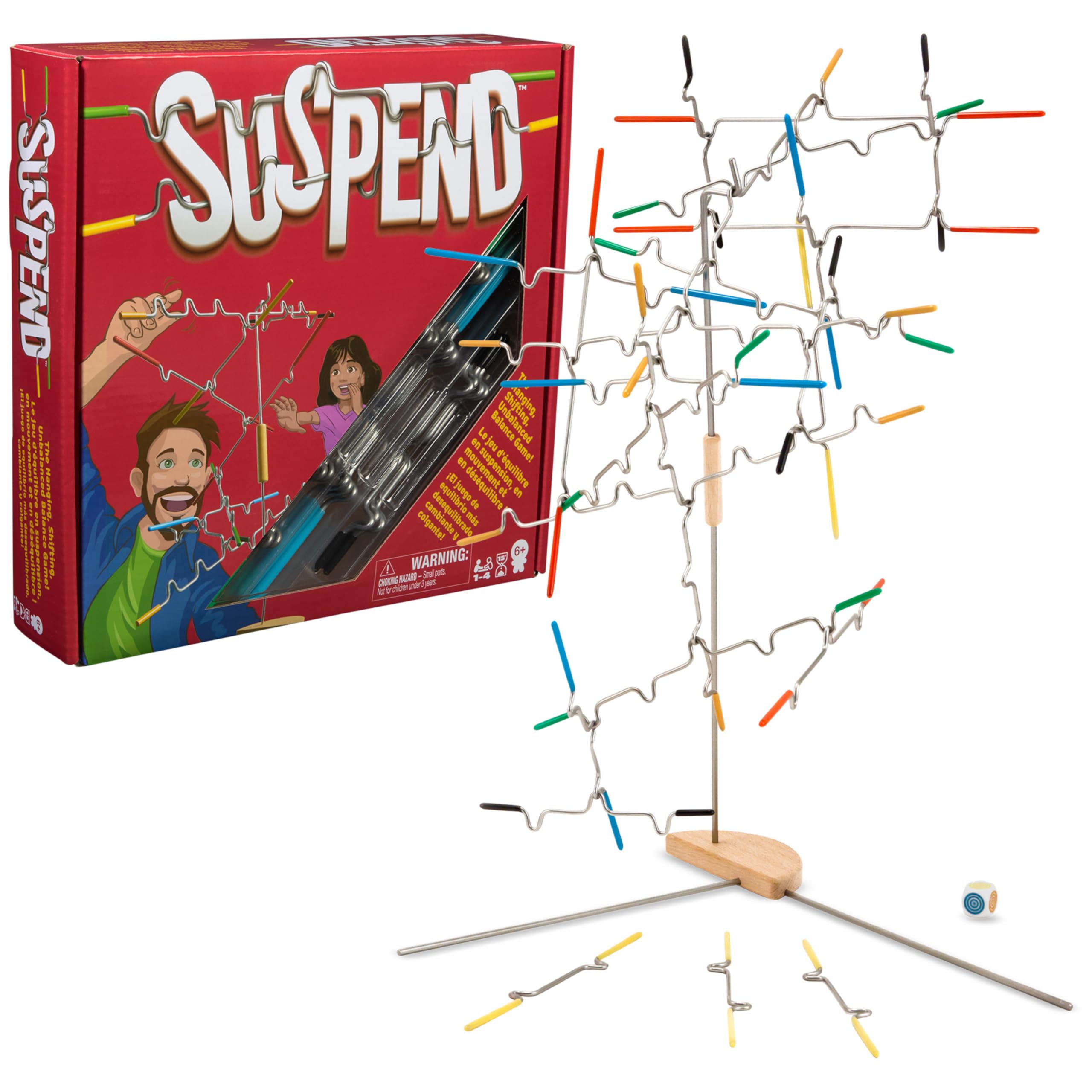 Spin Master Games Suspend Strategy Game for Families | A Balancing Game of Trick