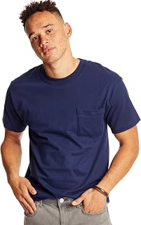 Hanes Men's Short Sleeve Pocket Beefy-T 2 Pack