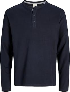 JACK & JONES Men's Jprblutyrell LS Henley Tee