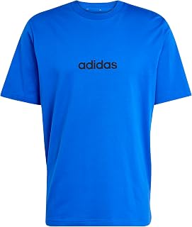 adidas Men's Essentials Linear Single Jersey Tee