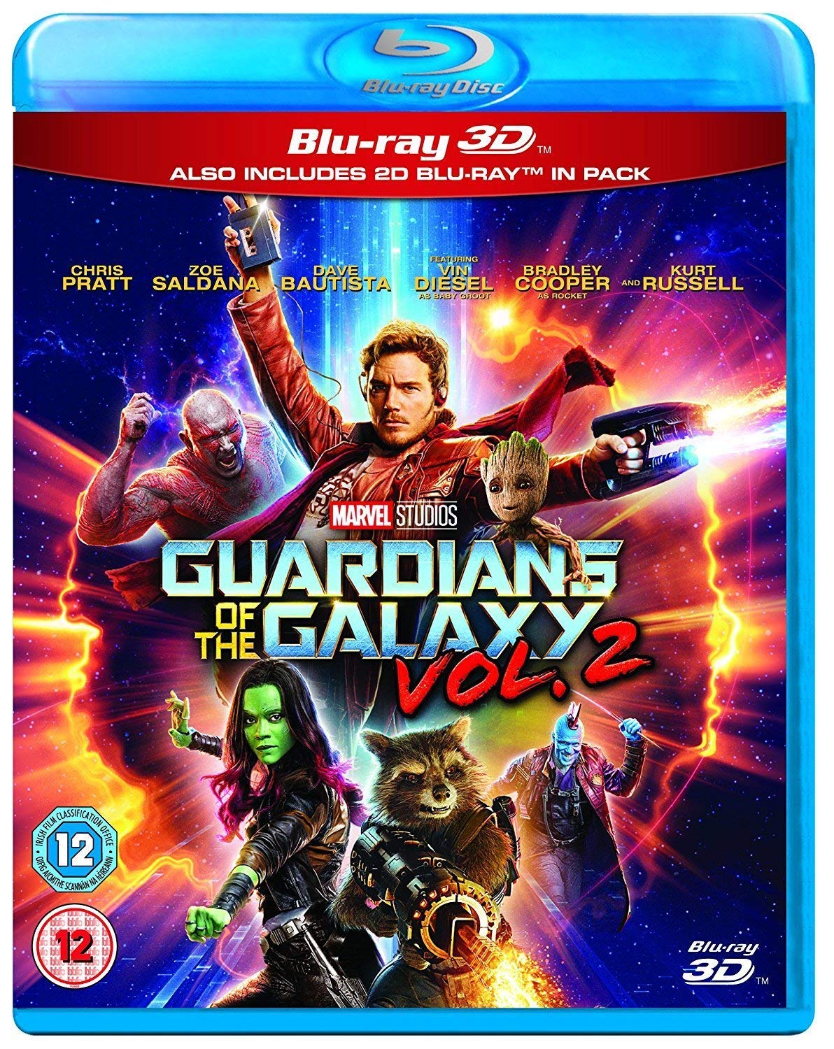 GUARDIANS OF THE GALAXY VOL.2 3D BD