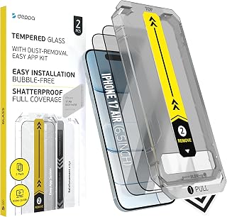 Deppa | 2-Pack | Screen Protector for iPhone 17 Air (6.5"), Easy Install