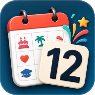 Countdown Calendar for Fire Tablet & TV - Event Countdown, Big Days & Date Tracker