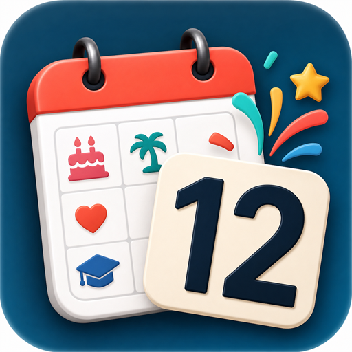 Countdown Calendar for Fire Tablet & TV - Event Countdown, Big Days & Date Track