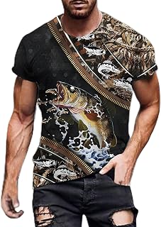 Men's Graphic T-Shirt Solar System Galaxy Print Short Sleeve Casual Crew Neck Top