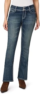 WallFlower Women's Bling Bootcut Jeans, Luscious Curvy Fit