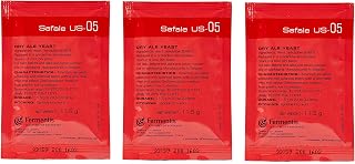 North Mountain Supply - FT-05-3 Fermentis SafAle US-05 Beer/Ale Yeast - Pack of 3 - Fresh Yeast