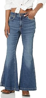 Wrangler 11mpfcw - Retro High Rise Trumpet Flare Green Jean Women