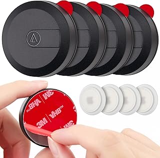 4Pack for IPX8 Waterproof AirTag Holder/Case with 3M Adhesive Sticker | Durable air tags holder,Compatible with Apple AirTag 1st & 2nd Generation,Adhesive Stick Cover for Luggage Bike Remote Drone