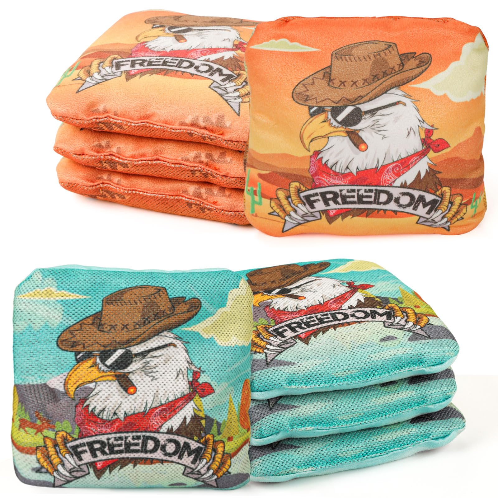 EunHo Cornhole Bags Drable Cornhole Bean Bags Toss Game