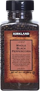 Krikland Signature Kirkland Signature Whole Black Peppercorn (14.1 Oz), 399 Grams (164950)