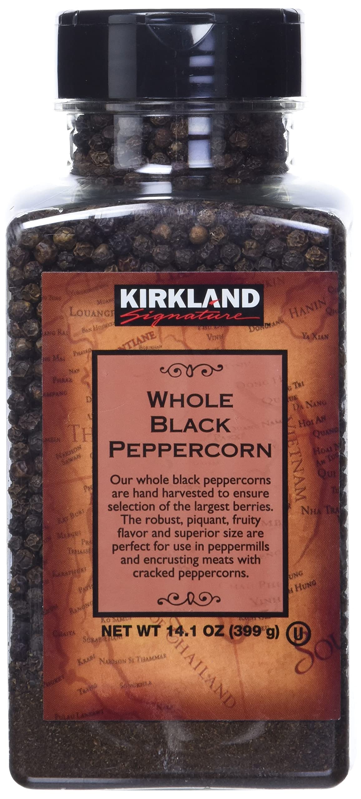 Krikland Signature Kirkland Signature Whole Black Peppercorn (14.1 Oz), 399 Gram