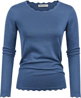 GRACE KARIN Long Sleeve Fall Sweaters for Women Trendy Business Casual Tops