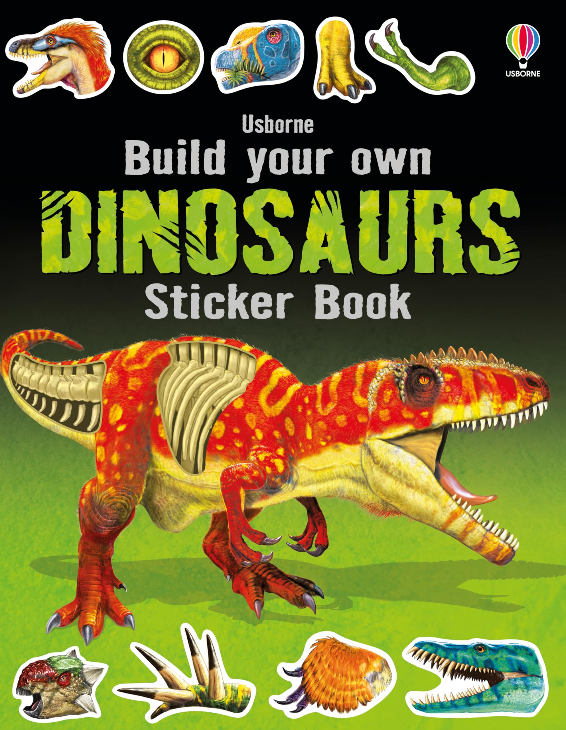 Build Your Own Dinosaurs Sticker Book: A Screen-Free Activity with 20 Fierce Gia