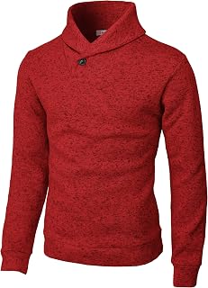 H2H Men's Casual Slim Fit Pullover Sweater Knitted Thermal Sweatshirt