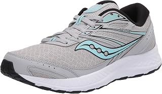 Saucony - Cohesion 13 Grey/Dark Brown, Women's Field and Track Shoes