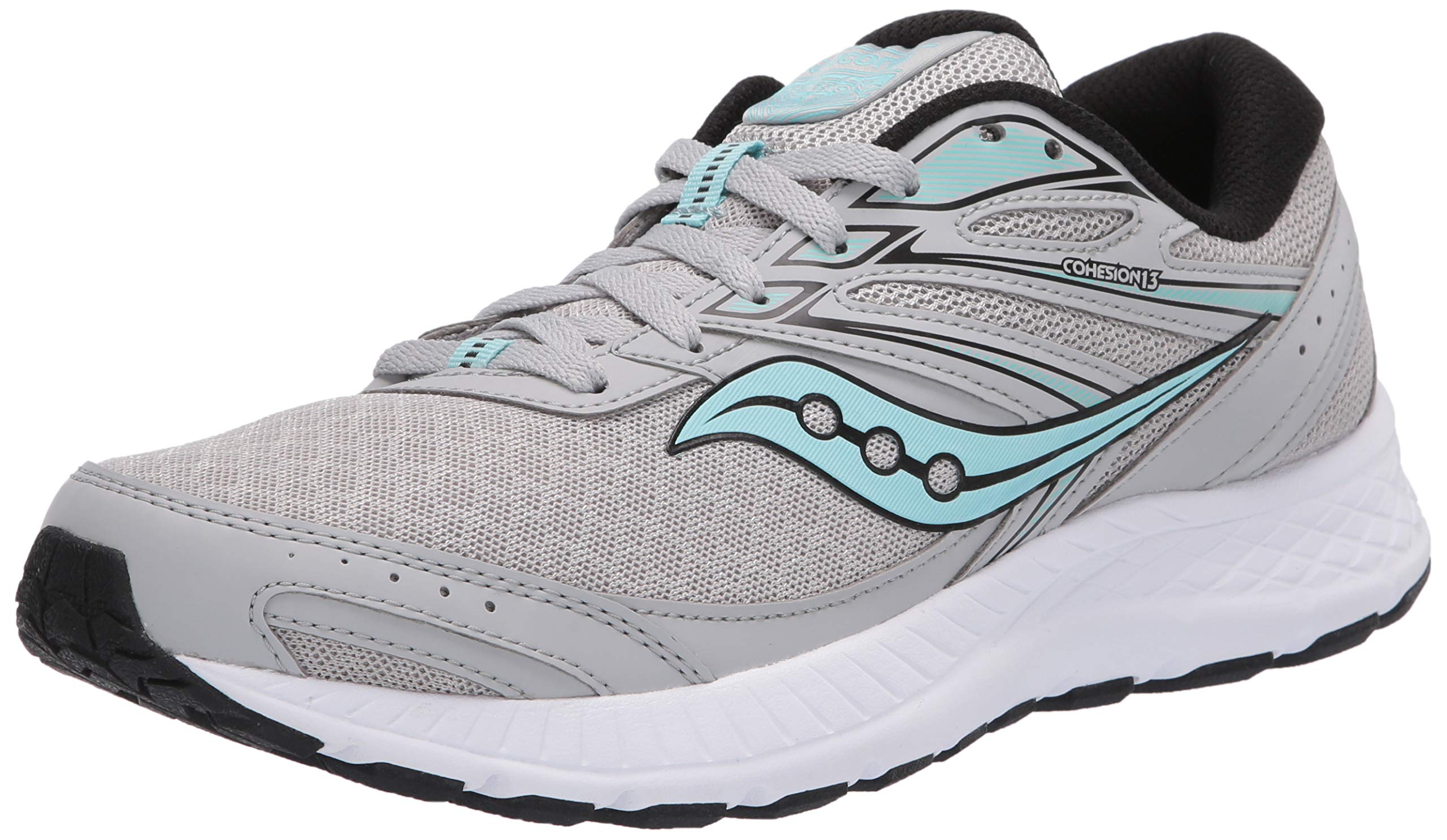 Saucony - Cohesion 13 Grey/Dark Brown, Women's Field and Track Shoes