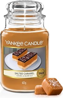 Yankee Candle Scented Candle | Salted Caramel Large Jar | Long Burning Candles: up to 150 Hours | Perfect Gifts for Women