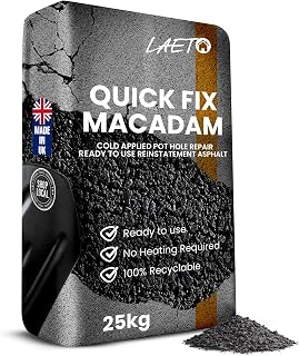 Laeto Tarmacadam Repair Kit 25kg Cold Lay Asphalt Pothole Filler