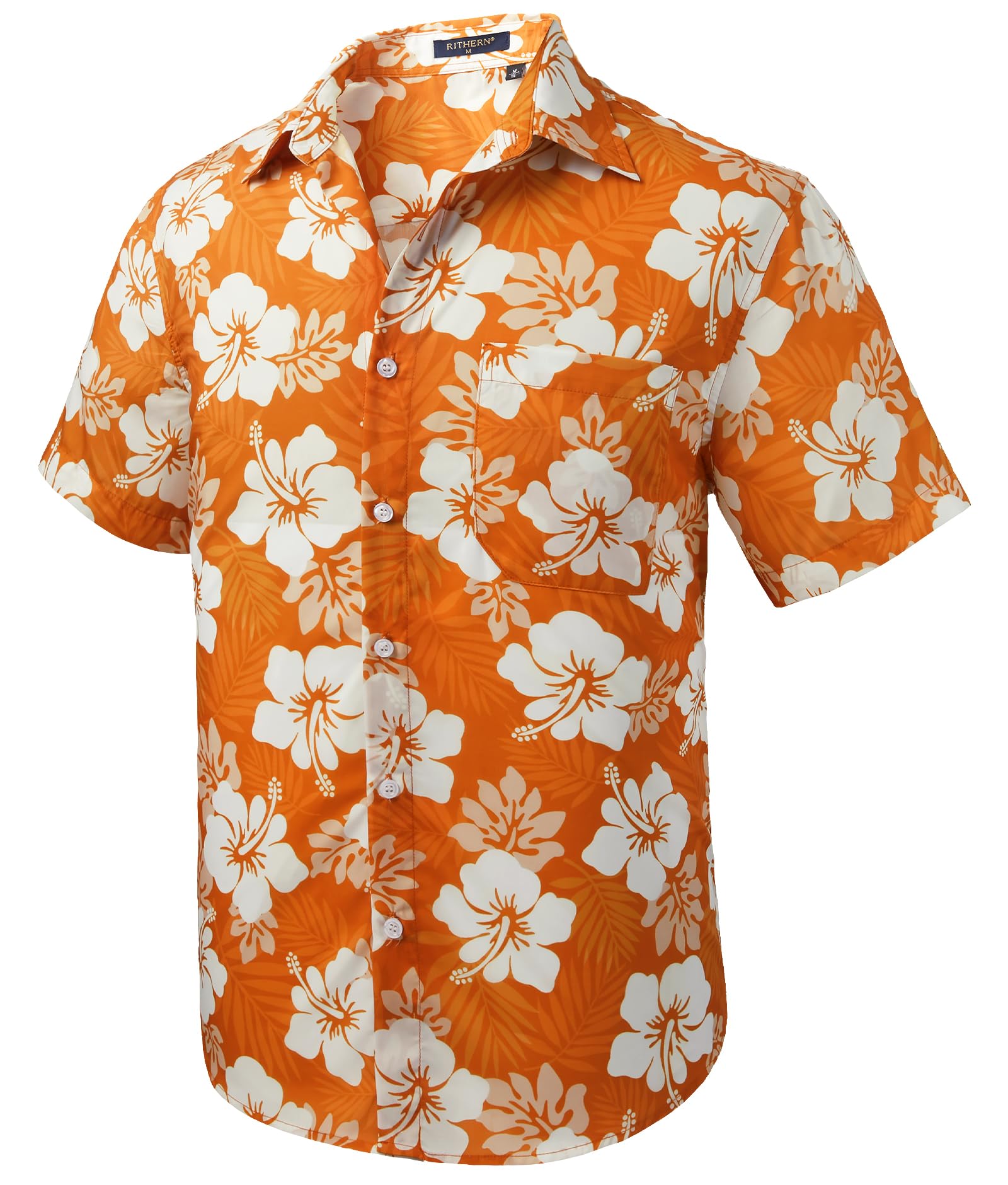 Mens Hawaiian Shirt Short Sleeved Summer Casual Hawaii Shirts for Men Funky Beac