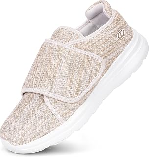 Diabetic Shoes for Men Women Extra Large Closure Ultralight Orthopedic Shoes with Memory Foam Sole Breathable for Swollen Feet