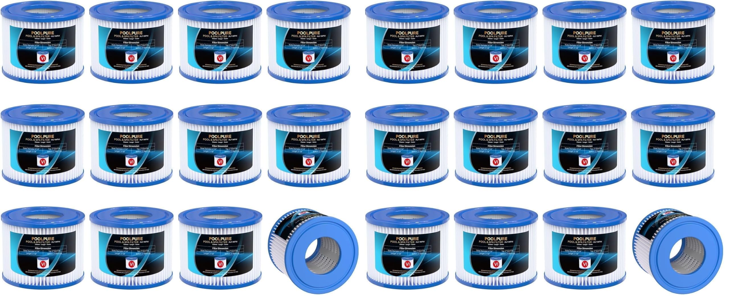 POOLPURE Filter VI, Spa for Pool, Filter Cartridges VI, WhirlpoolMiami Monaco, P