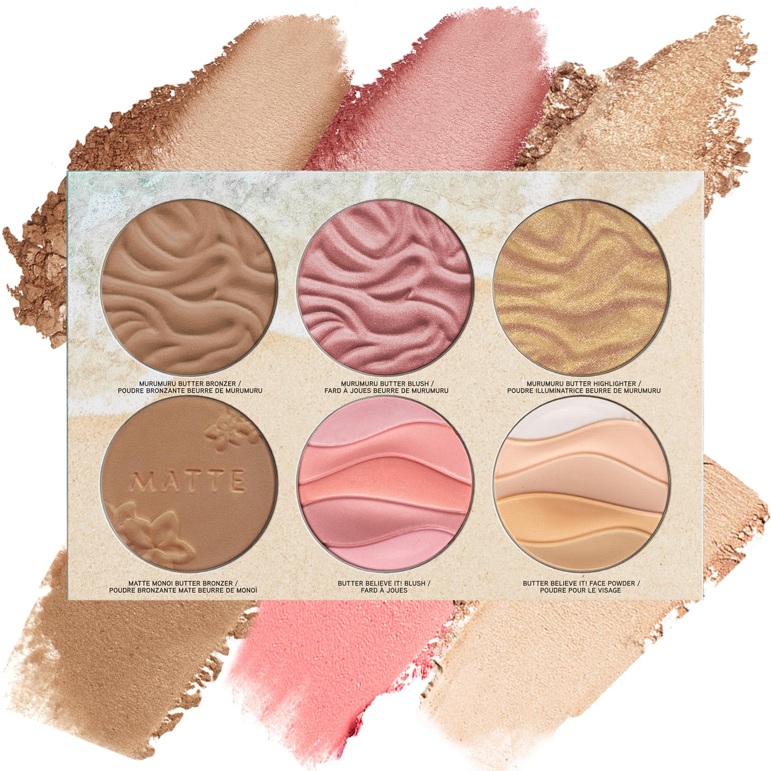 Physicians Formula Butter Palette, Nourishing Bronzer, Blush, Highlighter, and M