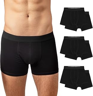 Snocks Men's Organic Cotton Boxer Shorts without Brand