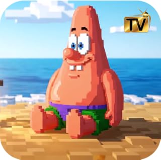 Patrick Star Block Craft Beach Sounds & Relaxing Waves For Fire TV & Fire Tablets