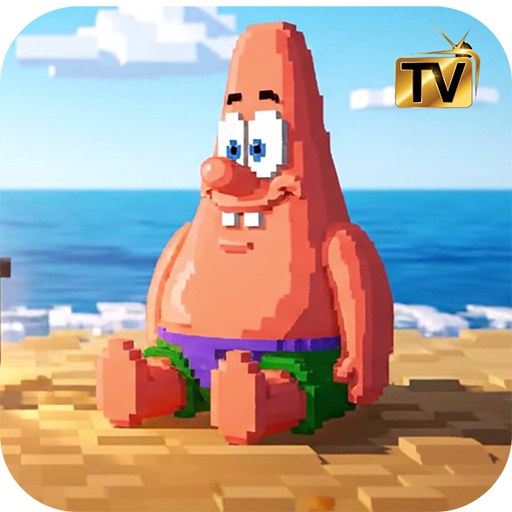 Patrick Star Block Craft Beach Sounds & Relaxing Waves For Fire TV & Fire Tablet