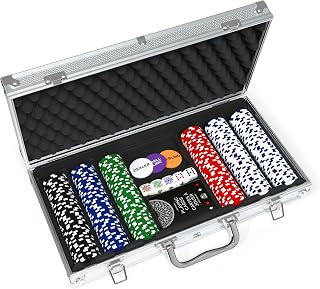 Spin Master Games 300-Piece Poker Classic Game with Aluminum Case