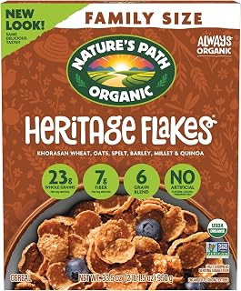 Nature's Path Organic Heritage Flakes® Cereal, 33.5 oz (Pack of 1)