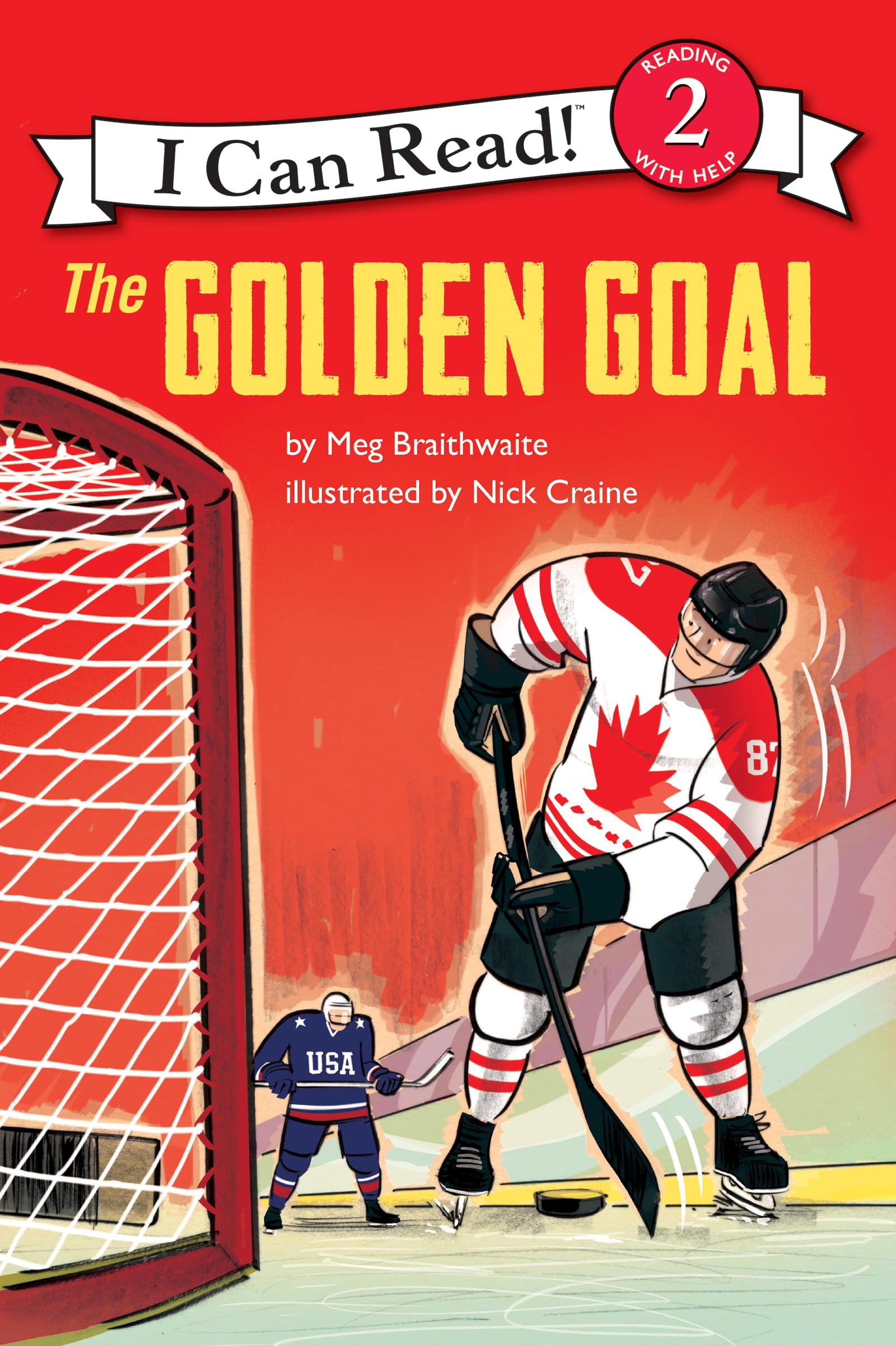 I Can Read Hockey Stories: The Golden Goal (I Can Read Level 2)