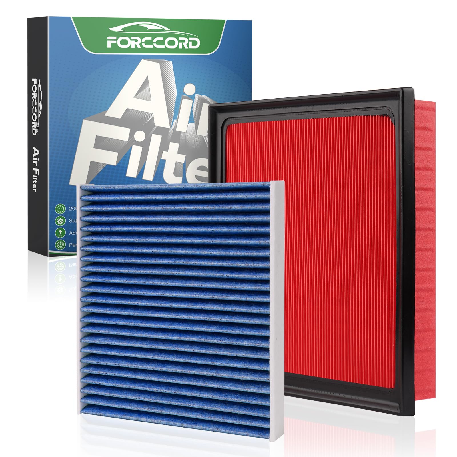 Cabin & Engine Air Filter Kit for Toyota RAV4 2019-2025, Camry 2018-2024 | Highl