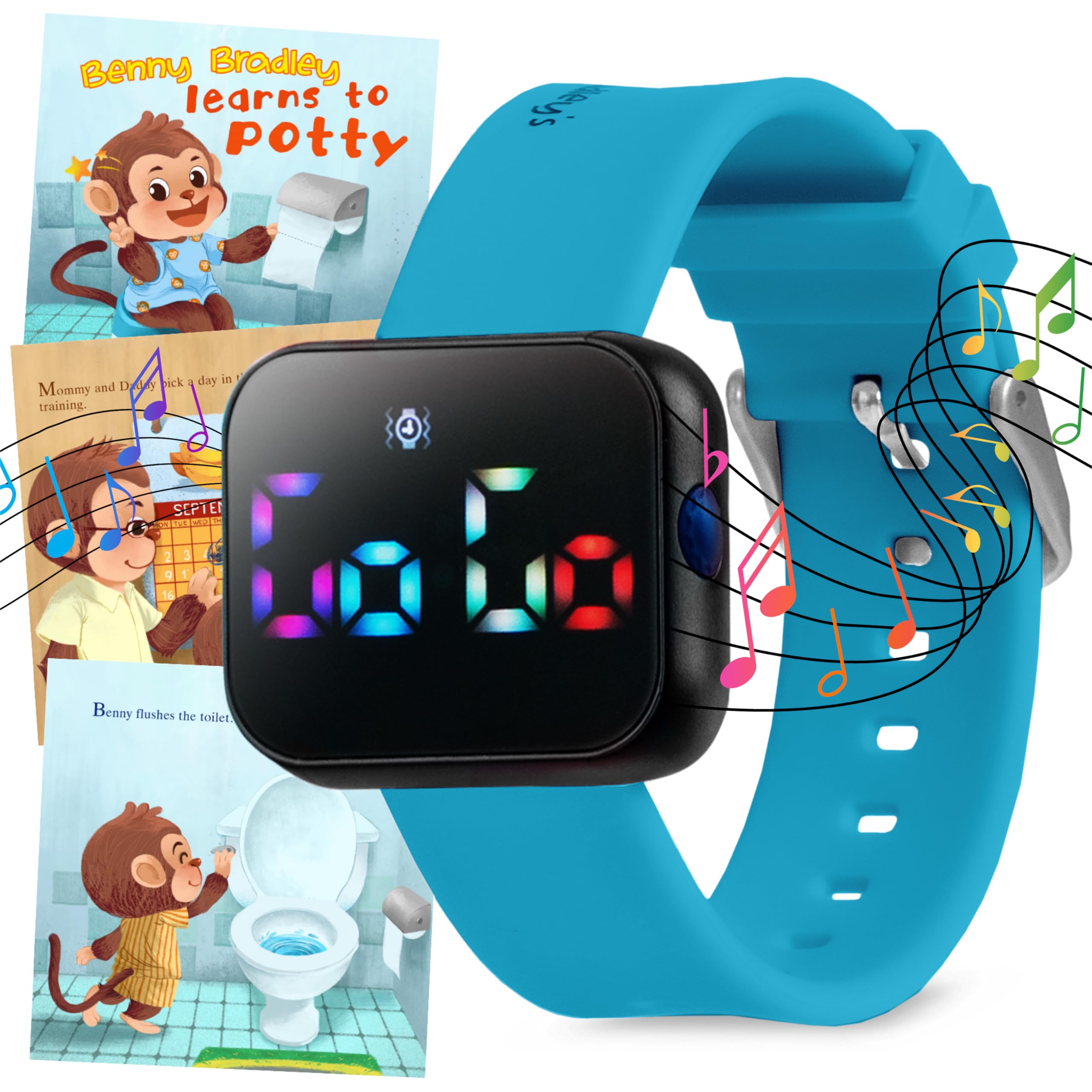 Potty Training Watch for Kids V2 – A Water Resistant Potty Reminder Device for B
