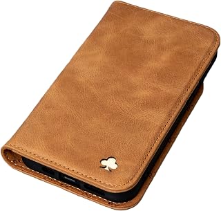 Porter Riley - Case for iPhone 12 Pro Max (6.7 inch), Premium Slim Genuine Leather Case (Bronze)