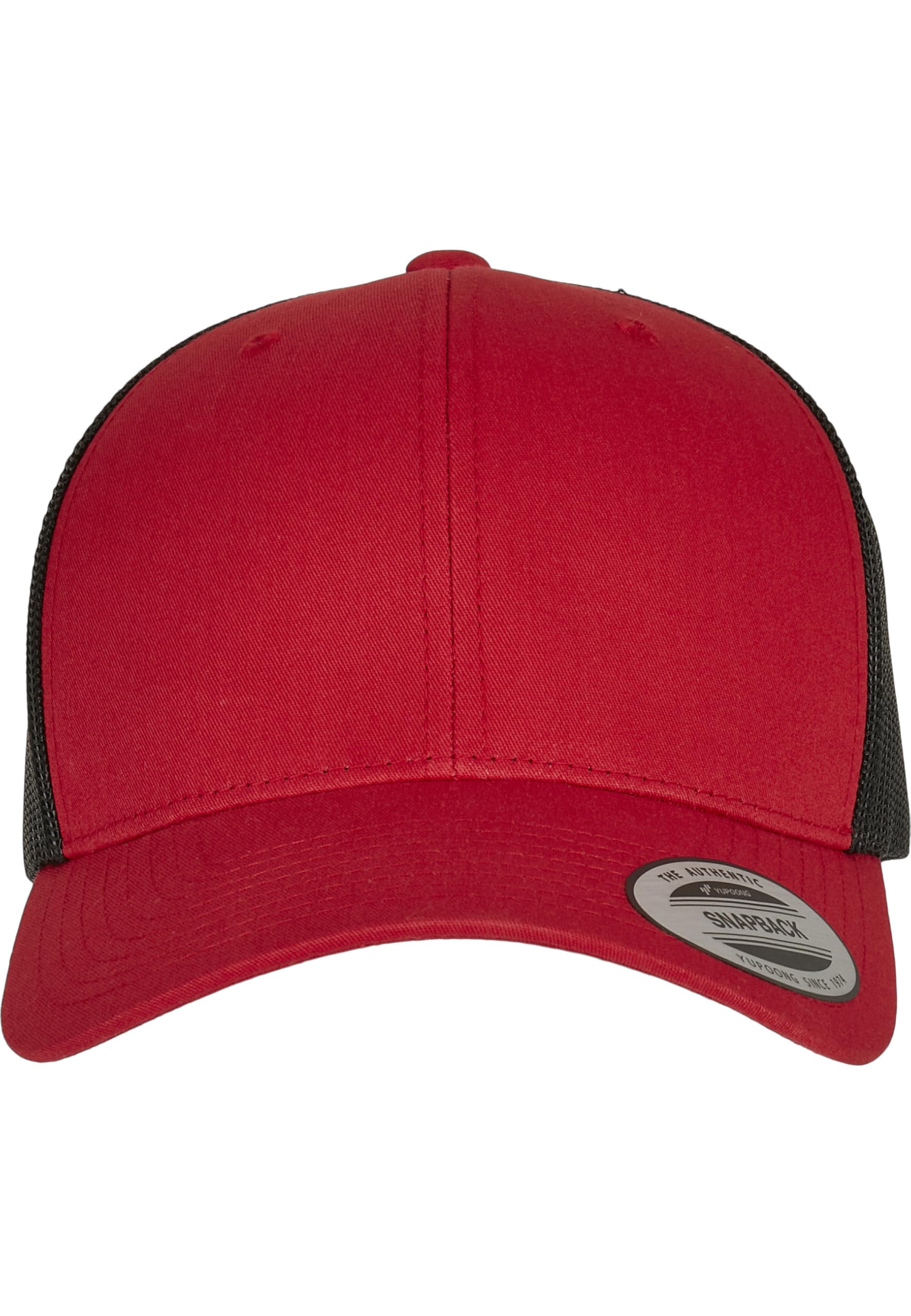 Flexfit Baseball Cap with Curved Visor and Retina, Trucker Cap, Unisex, Solid St