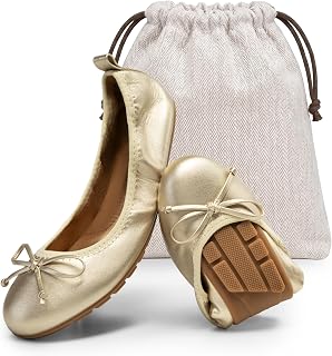 DREAM PAIRS Women's Foldable Ballet Ballerina Flats