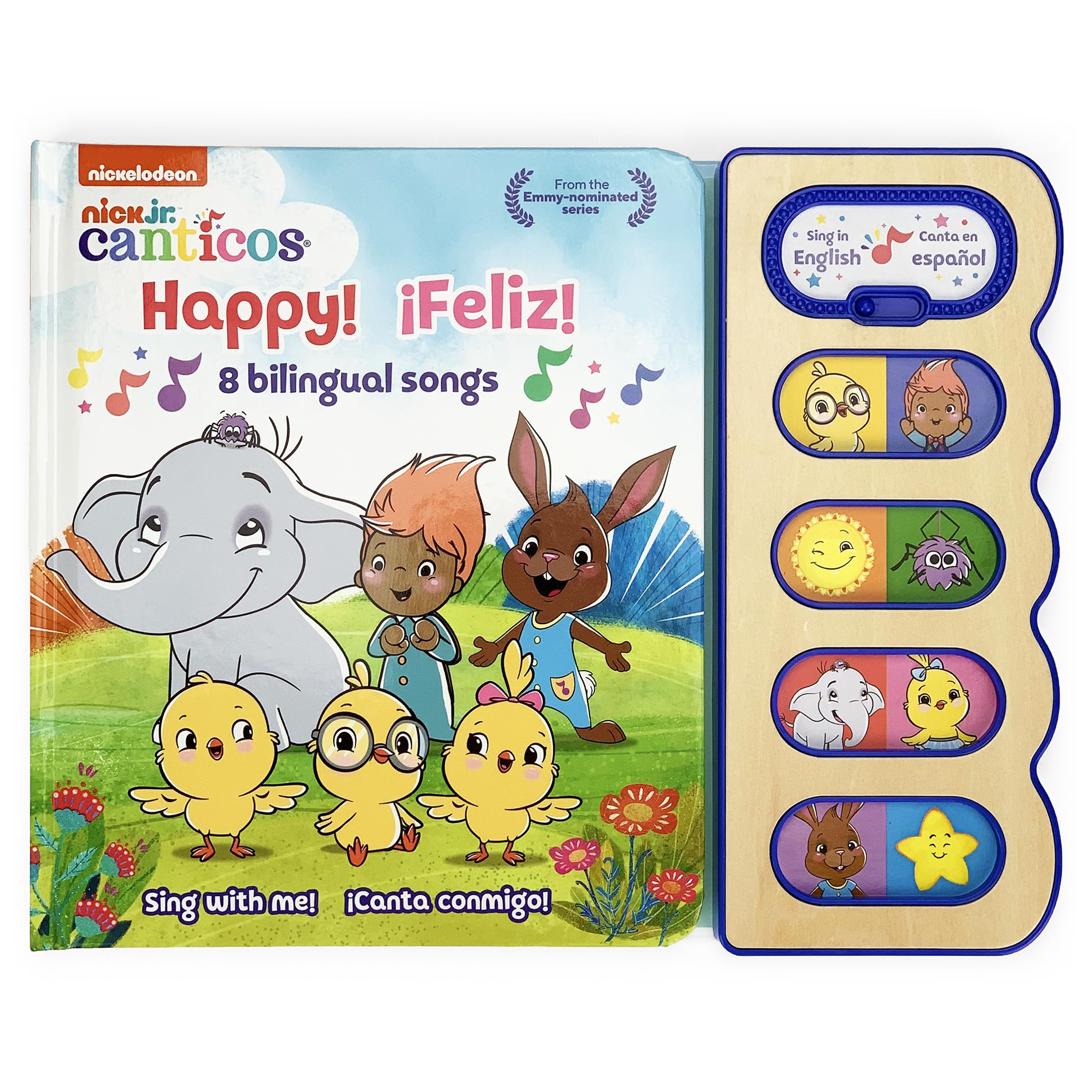 Canticos Happy! ¡Feliz! 8 Bilingual Songs (English and Spanish Edition) (Nick Jr
