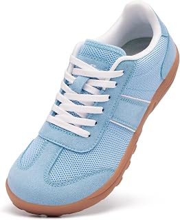 SILENTCARE Women's Barefoot Wide Toe Box Casual Shoes Minimalist Trail Running Sneakers Zero Drop Sole