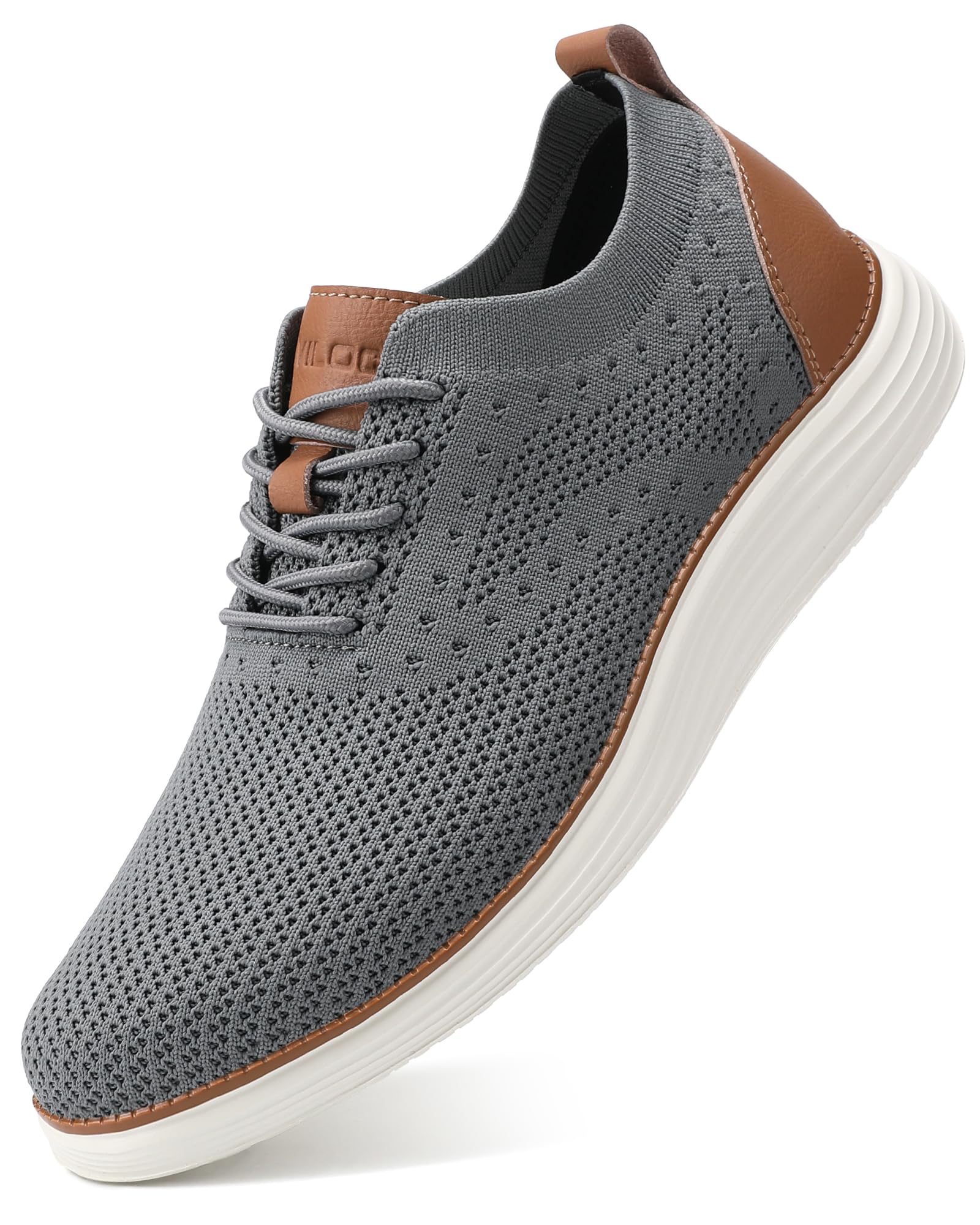VILOCY Men's Casual Dress Sneakers Tennis Walking Shoes