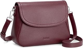 befen BorMedia Women's Genuine Leather Crossbody Bags with RFID Credit Card Compartments – BorMedia Women's Saddle – Shoulder Bag