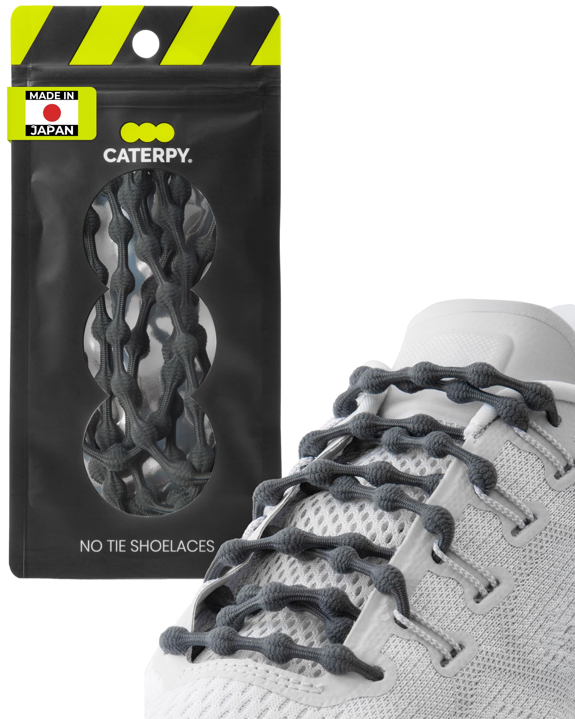 Caterpy Run No Tie Shoelaces Adult Children All Shoes