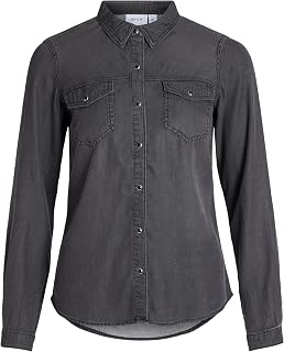 Vila Vibista Pocket Denim Shirt
