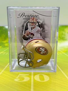 San Francisco 49ers NFL Helmet Shadowbox w/Brock Purdy card