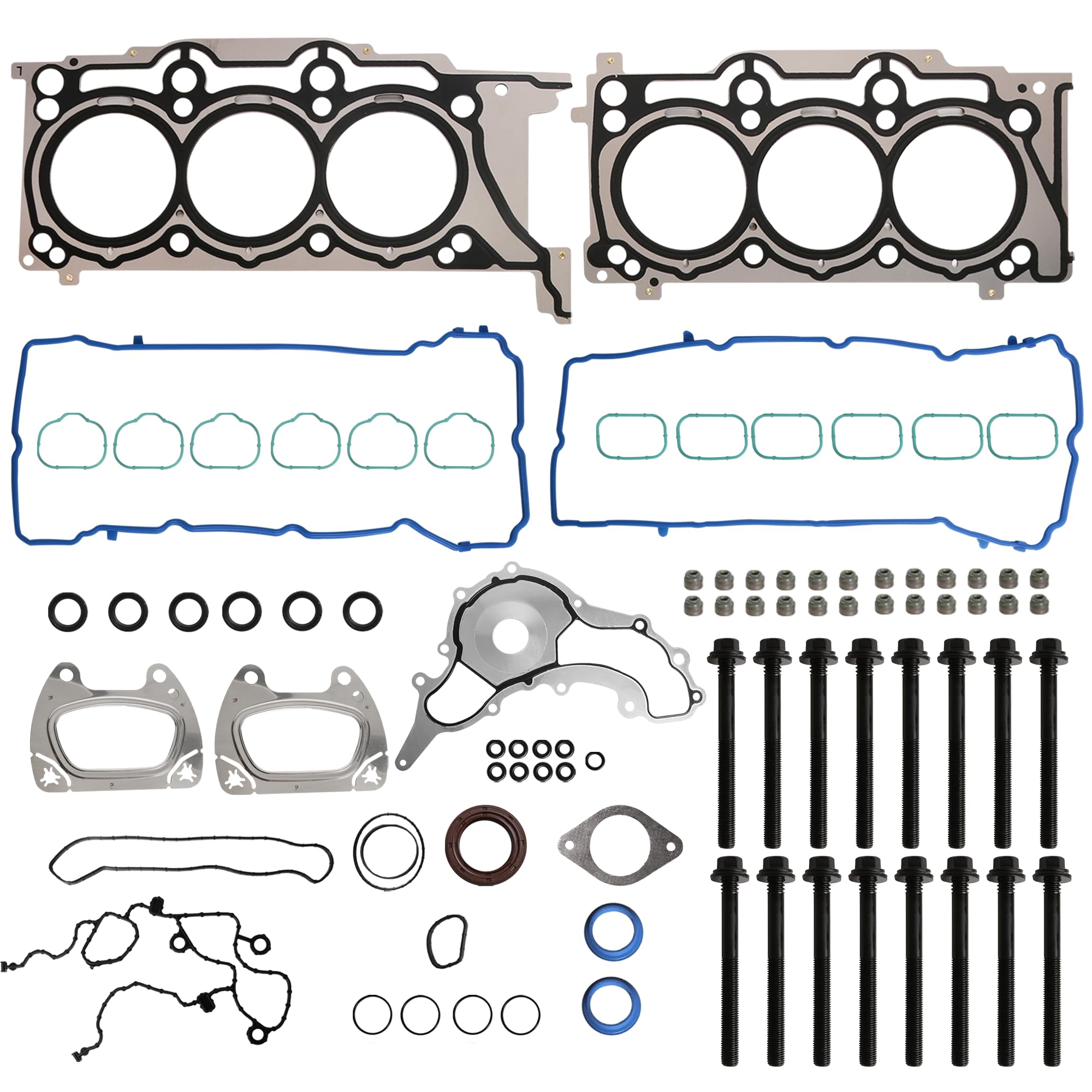 JAVOUKA Head Gasket Set with Bolts,3.6L Pentastar, 12-20 for Dodge Charger | 11-