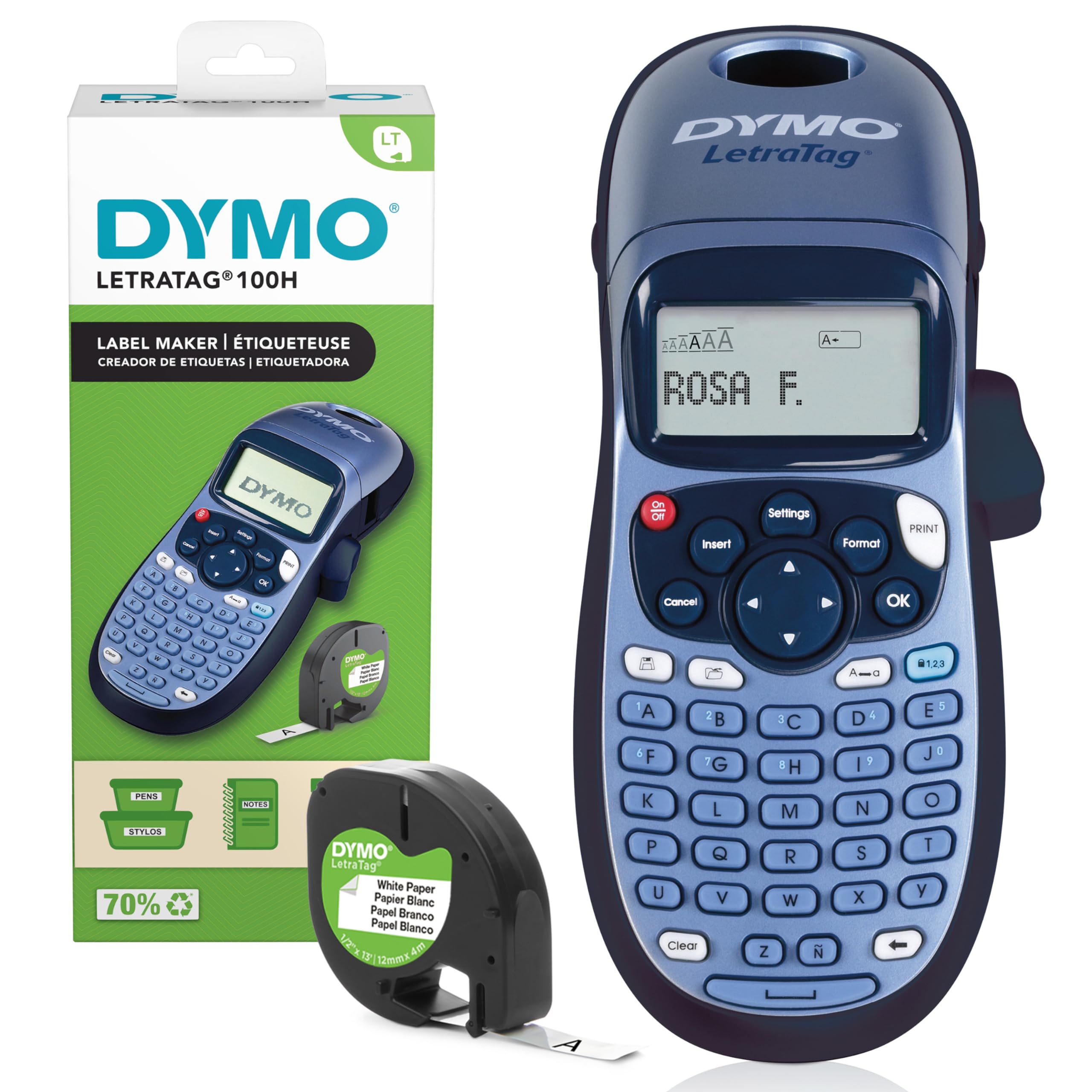 DYMO LetraTag LT-100H étiqueteuse portative | Imprimante d'étiquettes autocollan