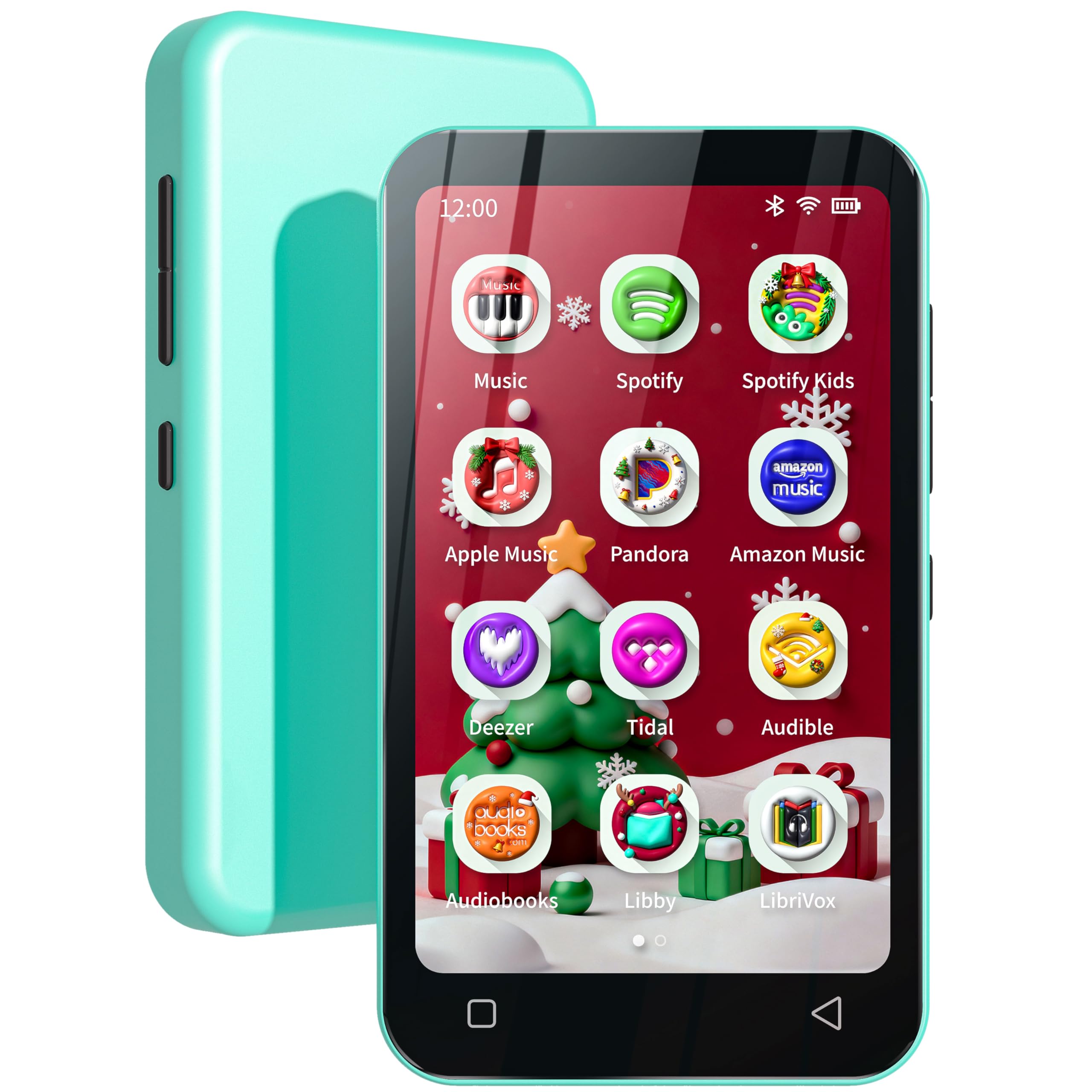 80GB Kids MP3 Player with Bluetooth and WiFi, Parental Controls, Pre-Installed S