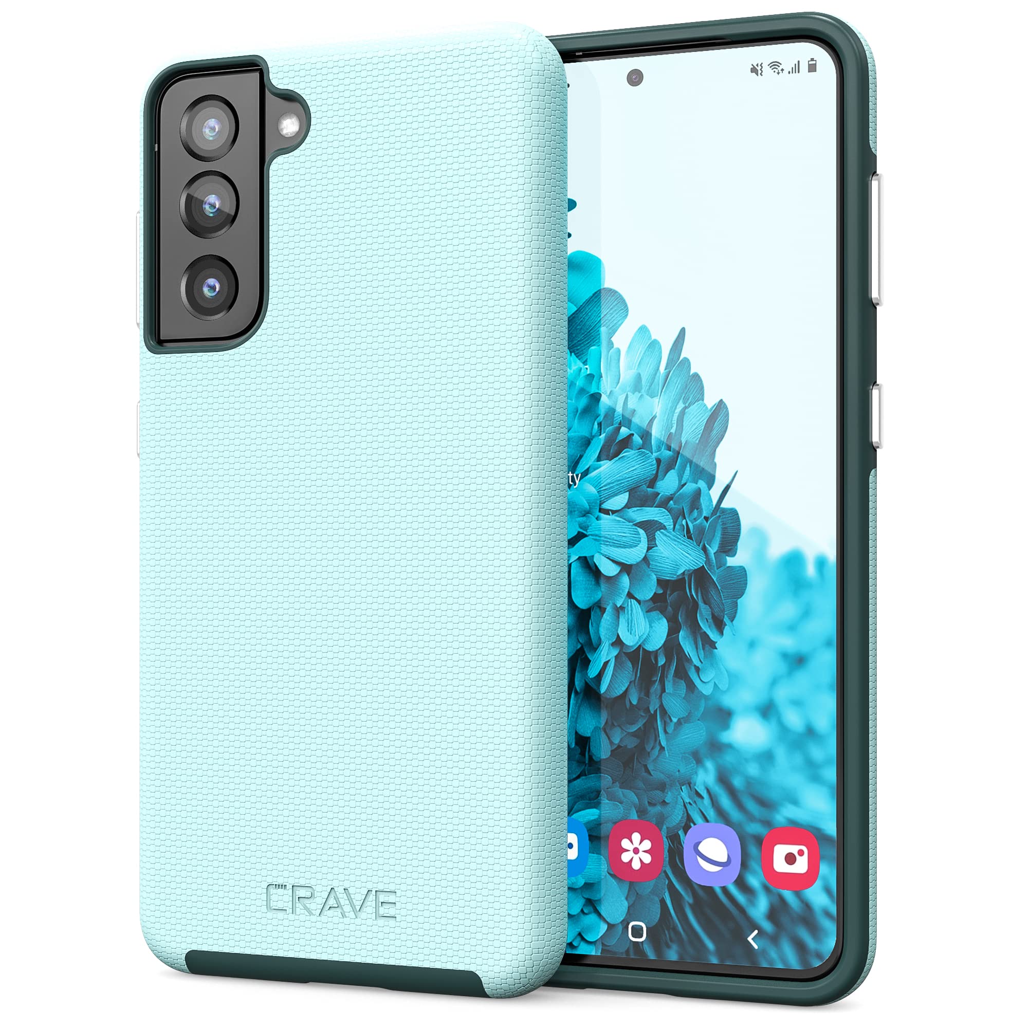 Crave Dual Guard for Samsung Galaxy S21 Case - Aqua