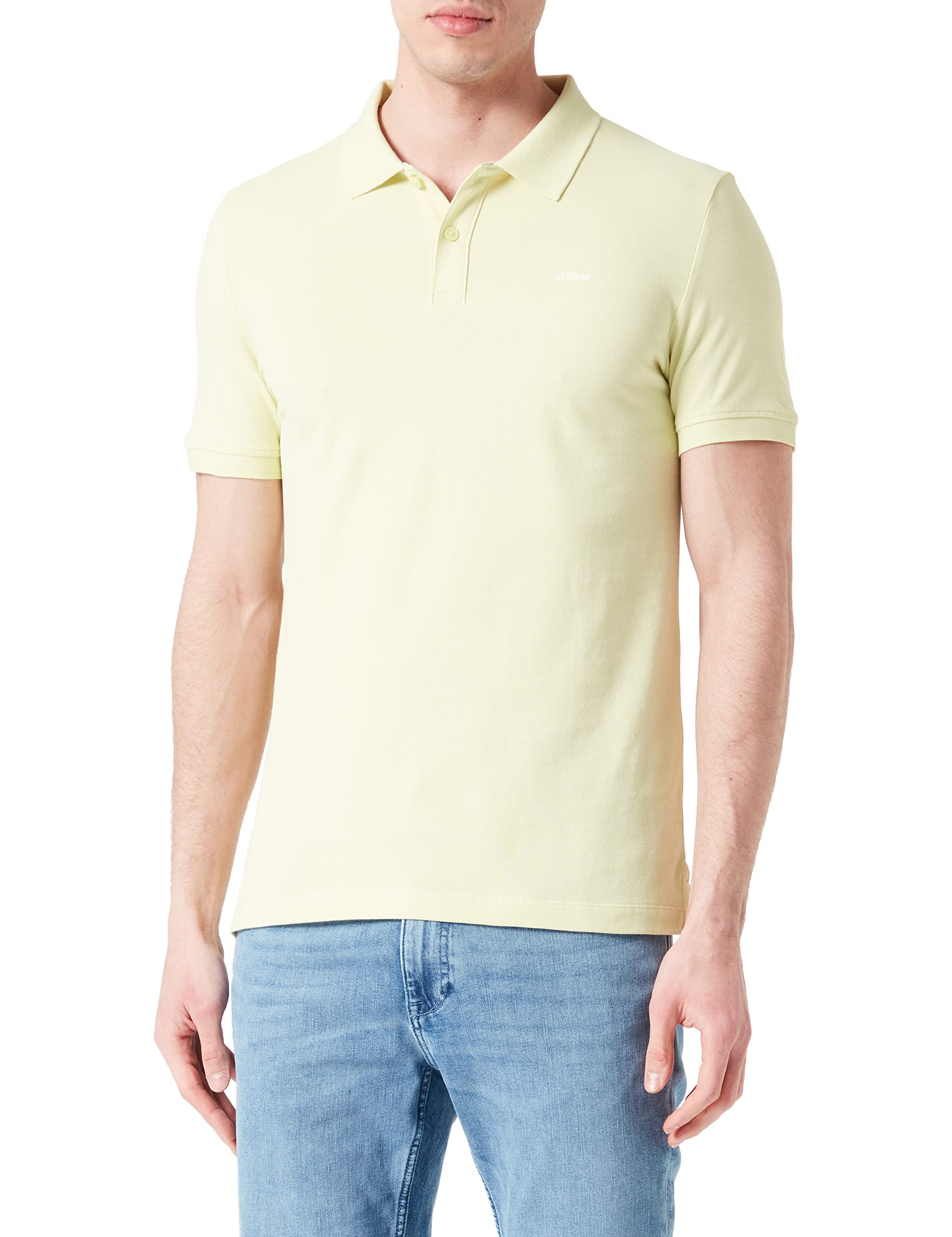 s.Oliver Men's 2143941 Polo Shirt with Logo